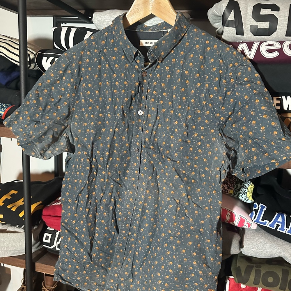 Ben Sherman Short Sleeve Floral Shirt